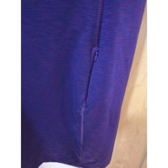 Duluth Trading NoGa Purple Activewear Dress M Nylon/Spandex Blend Short Sleeve - Picture 3 of 6